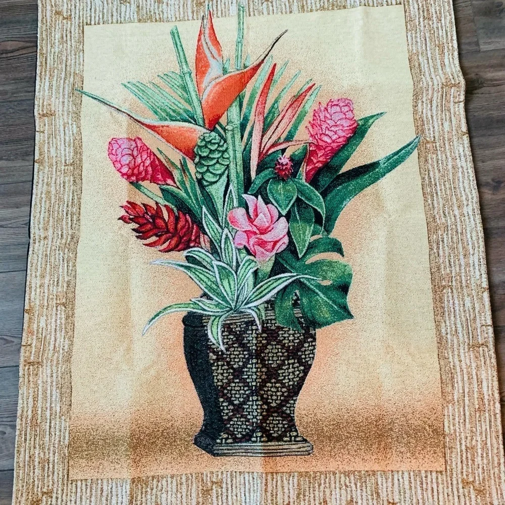 Tropical Garden fine Art Tapestry